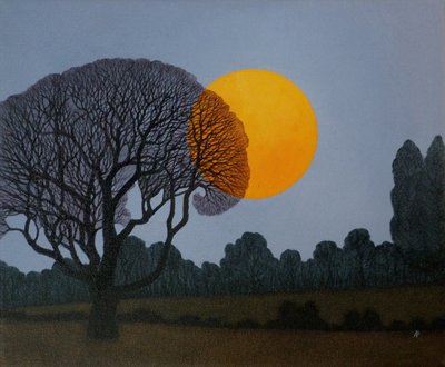 Aufgehender Mond, 2014 von Anna Phillips