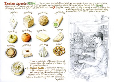 Indische Süßigkeiten von Annalisa Morrocco