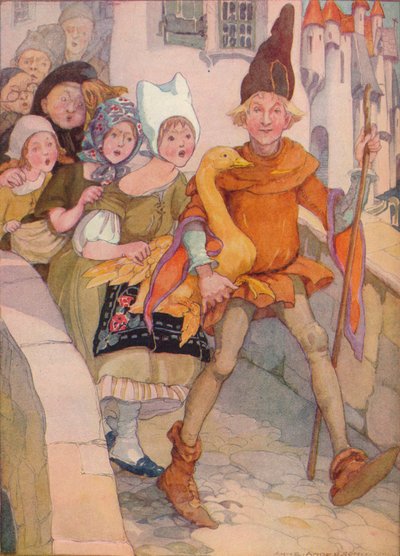 Dummling und seine goldene Gans, 1937 von Anne Anderson