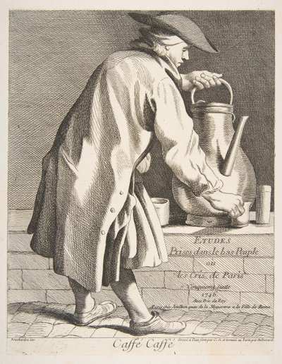 Kaffeehändler, 1746 von Anne Claude Philippe de Caylus