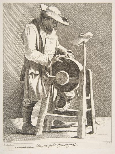 Messerschleifer von Anne Claude Philippe de Caylus