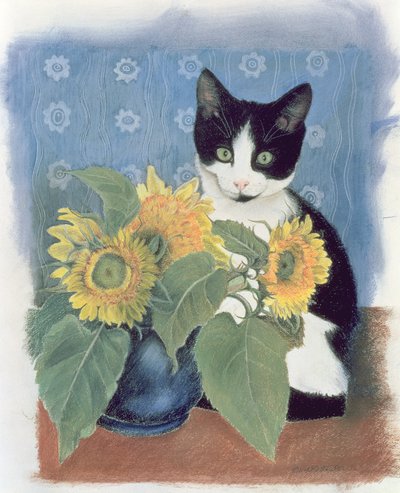 Schach und Sonnenblumen von Anne Robinson