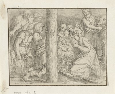 Anbetung der Hirten von Annibale Carracci