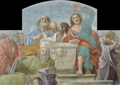 Apostel um das leere Grab, 1604-1607 von Annibale Carracci