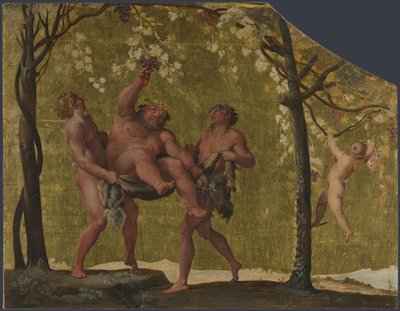 Silenus sammelt Trauben von Annibale Carracci