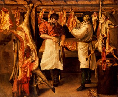 Die Metzgerei von Annibale Carracci