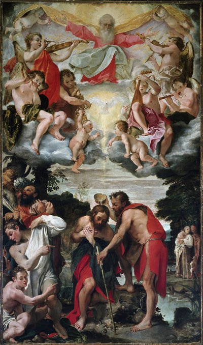 Die Taufe Christi von Annibale Carracci