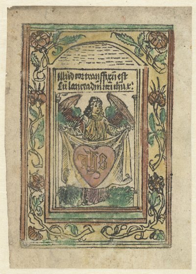 Engel mit heiligem Herz von Anonymous