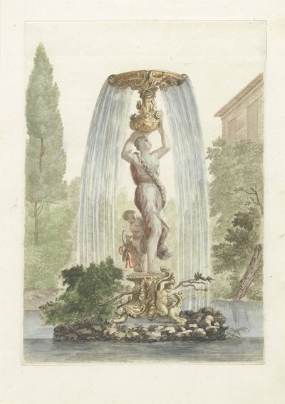 Brunnen mit Venus und Amor von Anonymous