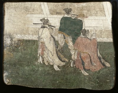 Fragment einer Wandmalerei von Anonymous