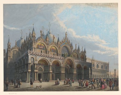 Ansicht der Basilika von San Marco von Anonymous