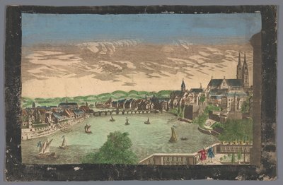 Blick auf die Stadt Basel von Anonymous