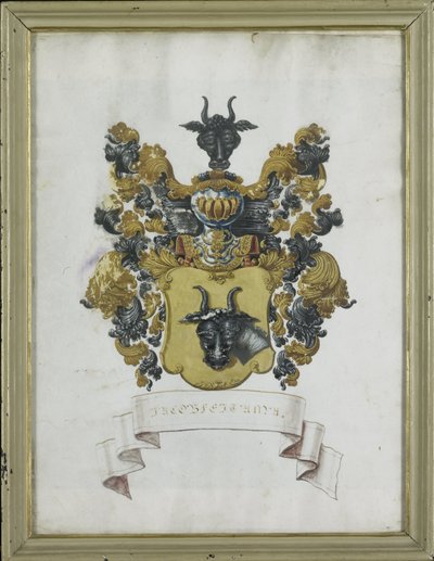 Das Wappen von Jacob Feitama II (1698-1774) von Anonymous