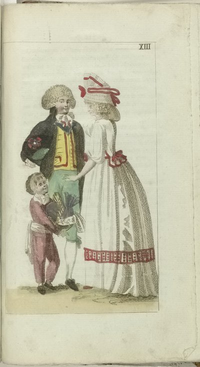 Kabinet der Mode und des Geschmacks 1791, Pl. XIII von Anonymous