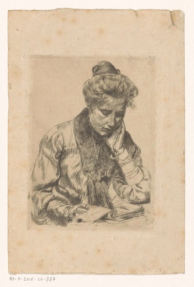 Lesende Frau von Anonymous