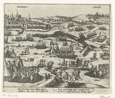Lodewijk van Nassau verlässt Bergen, 1572 von Anonymous
