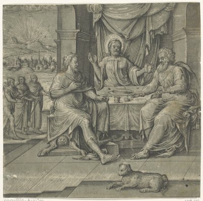 Mahlzeit in Emmaus von Anonymous