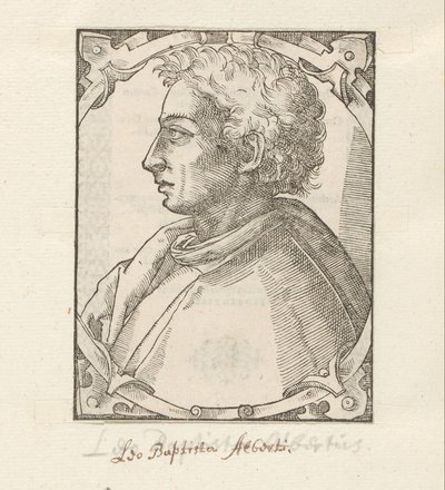 Porträt von Leon Battista Alberti von Anonymous