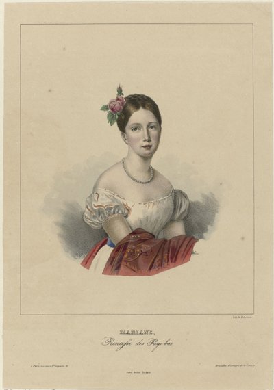 Porträt von Marianne, Prinzessin der Niederlande von Anonymous
