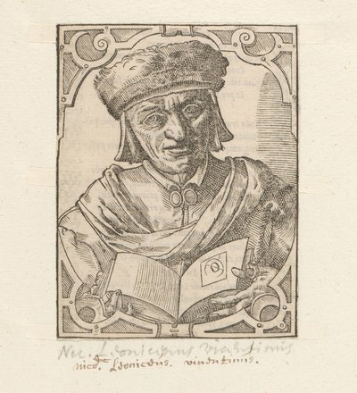 Porträt von Niccolò Leoniceno von Anonymous
