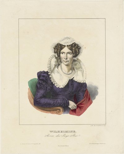 Porträt von Wilhelmina von Preußen von Anonymous