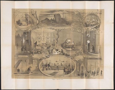 Karikatur im Leidener Studentenalmanach, 1873 von Anonymous