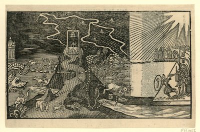 Karikatur auf Jacobus Taurinus, 1615 von Anonymous