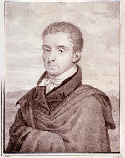 Porträt von Johann Baptist Cramer (Stich) von Anonymous Anonymous