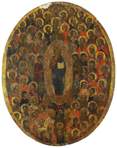 Deesis, 17. Jahrhundert von Anonymous Russian icon painter