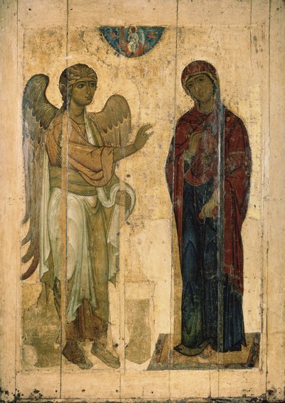 Die Verkündigung von Ustyug, 1130-1140 von Anonymous Russian icon painter