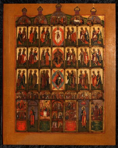 Die Ikonostase, frühes 19. Jahrhundert von Anonymous Russian icon painter
