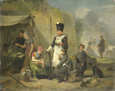 Die Marketenderin von Anthonie Constantijn Govaerts