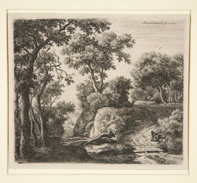 Die Plankenbrücke von Anthonie Waterloo