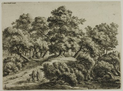 Der Falkner und der Jäger von Anthonie Waterloo