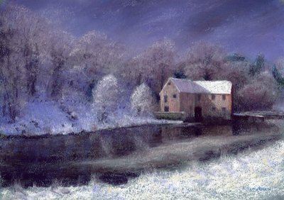Mittwinter an der Mühle, 2010 von Anthony Rule