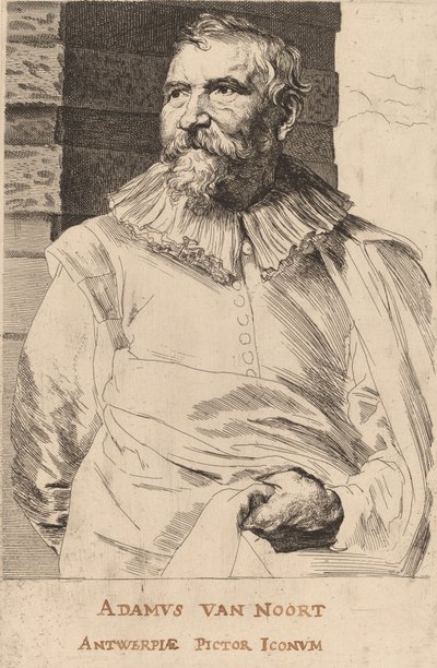 Adam van Noort, wahrscheinlich 1626-1641 von Anthony van Dyck
