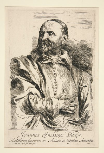 Porträt von Jan Snellinx von Anthony van Dyck