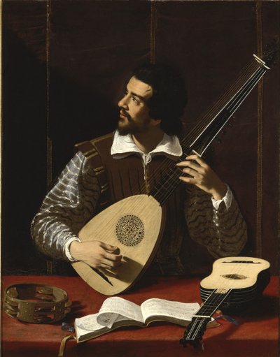 Der Theorbospieler von Antiveduto Gramatica