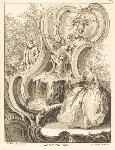 Das Rendez-vous, 1736 von Antoine Aveline