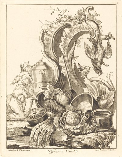 Der dienstbare Diener, 1736 von Antoine Aveline