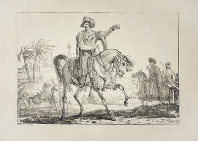 Hauptmameluk, ca. 1817 von Antoine Charles Horace Vernet