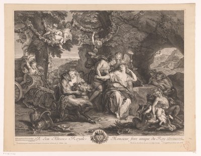 Bacchus und Ariadne von Antoine Coypel