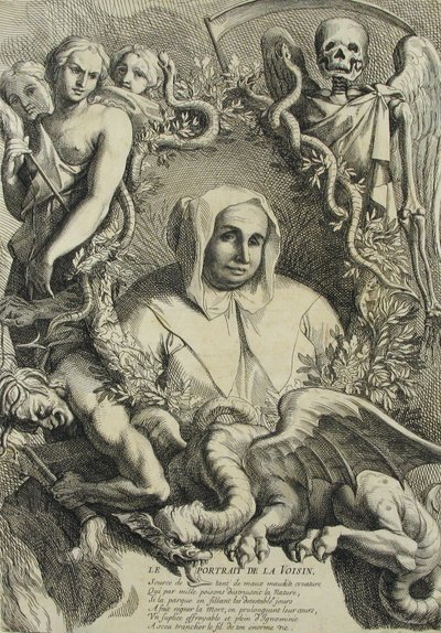 Porträt von La Voisin von Antoine Coypel