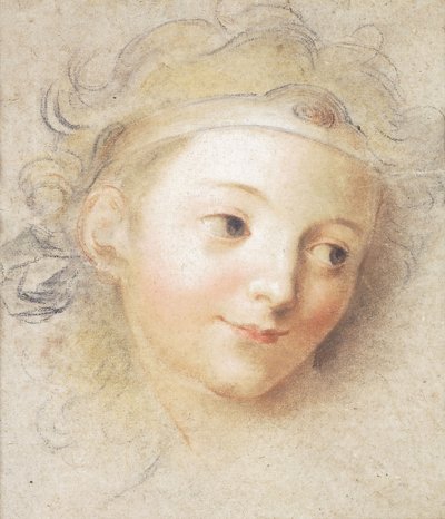 Der Kopf eines Jungen von Antoine Coypel