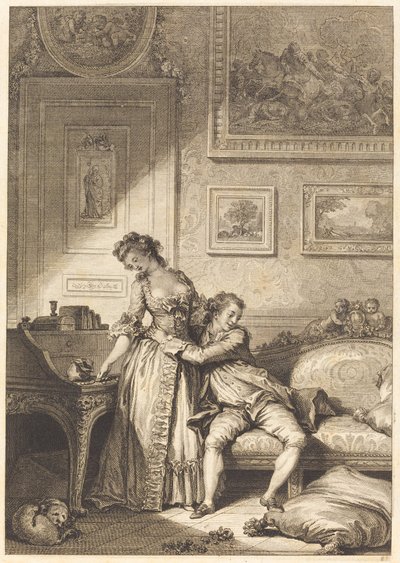 Eine geizige Frau, galanter Betrüger von Antoine Jean Duclos
