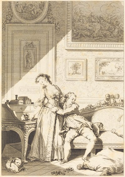 Eine geizige Frau, galanter Betrüger von Antoine Jean Duclos