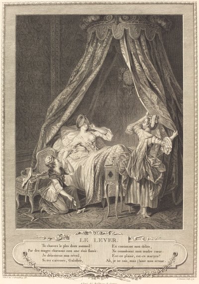 Das Aufstehen von Antoine Louis Romanet after Sigmund Freudenberger