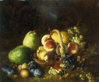 Ein Korb mit Früchten von Antoine Vollon