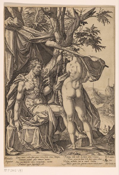 Herkules und Omphale von Anton Eisenhoit