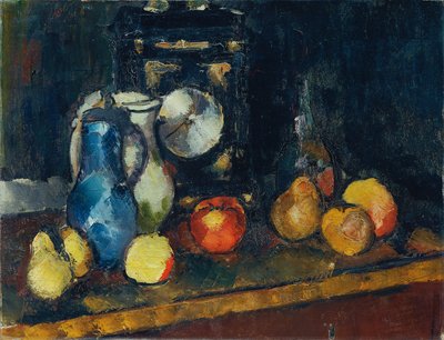 Stillleben mit Uhr von Anton Faistauer
